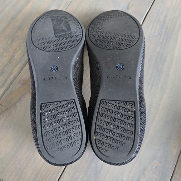 Rothys the point black ballerina flats size 8 - Picture 9 of 10
